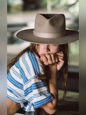 Lack of Color Zulu Rancher Wide Brim Wool Fedora size M